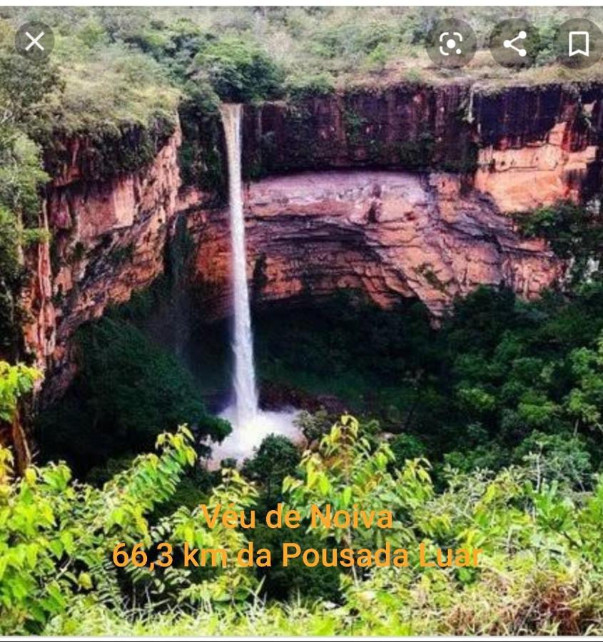 Pousada Luar ชาปาดา ดอส กิมาไรส์ ภายนอก รูปภาพ